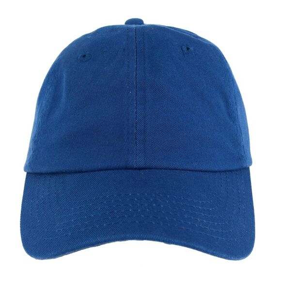 ValuCap Kids' Cotton Twill Solid Color Summer Baseball Cap - Picture 2 of 3